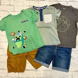 Boys Size Small Shorts and Tees Bundle